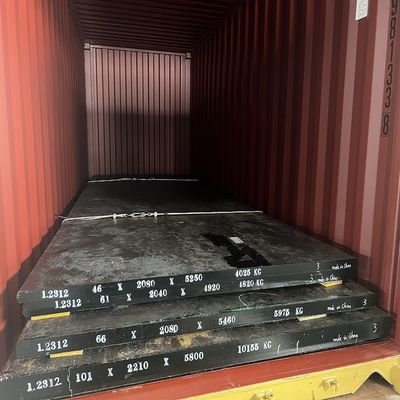 1.2312 gemakkelijk te bewerken plastic malen stalen platen legering stalen platen