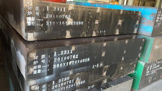 1.2311 310mm Blok van het de Vormstaal van de Diktehardheid het 28-35HRC Gesmede Plastic